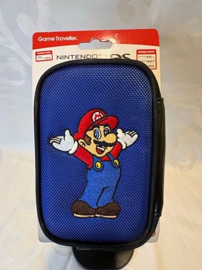 Housse de protection officielle Nintendo Mario 3ds/dsi/ds lite bleu - photo numéro 2