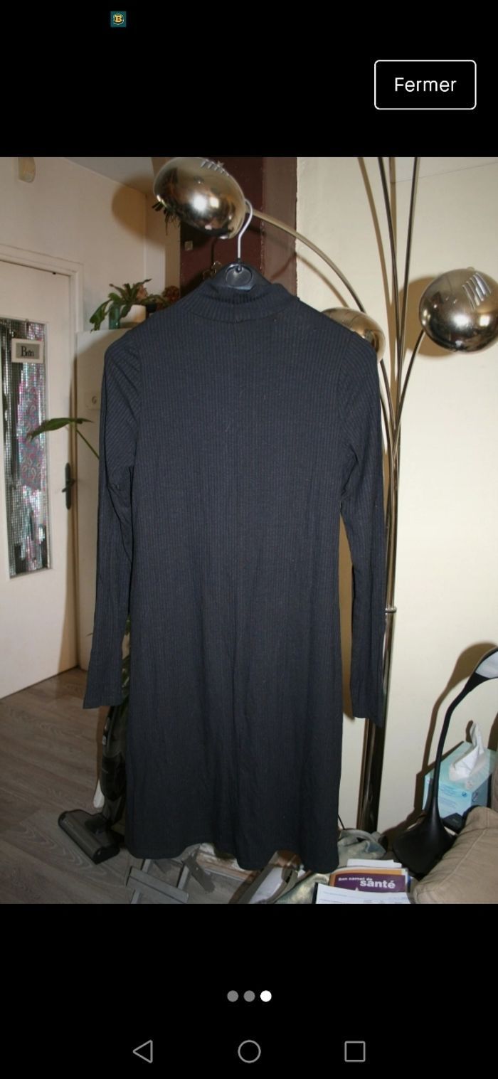 🌸Robe pull longue noire côtelée "camaïeu" Neuve 🌸 - photo numéro 3