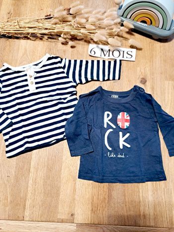T-shirt manches longue 6 mois