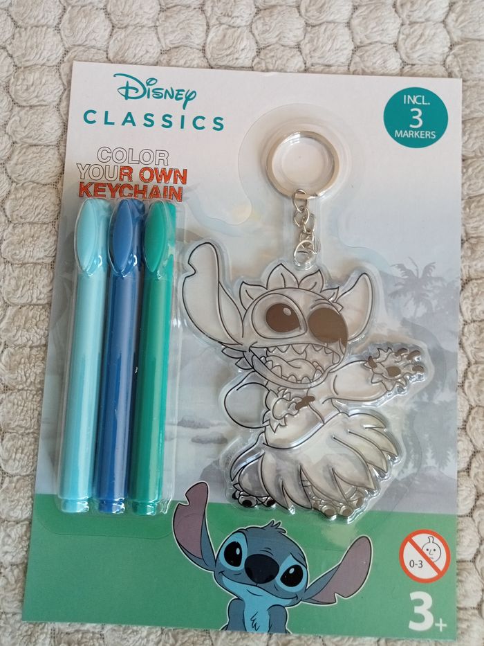 Porte clé a peindre Stitch