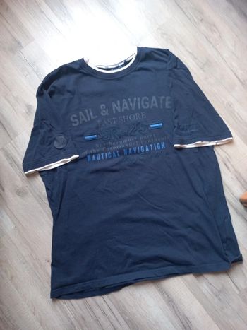 Tee-shirt homme marine