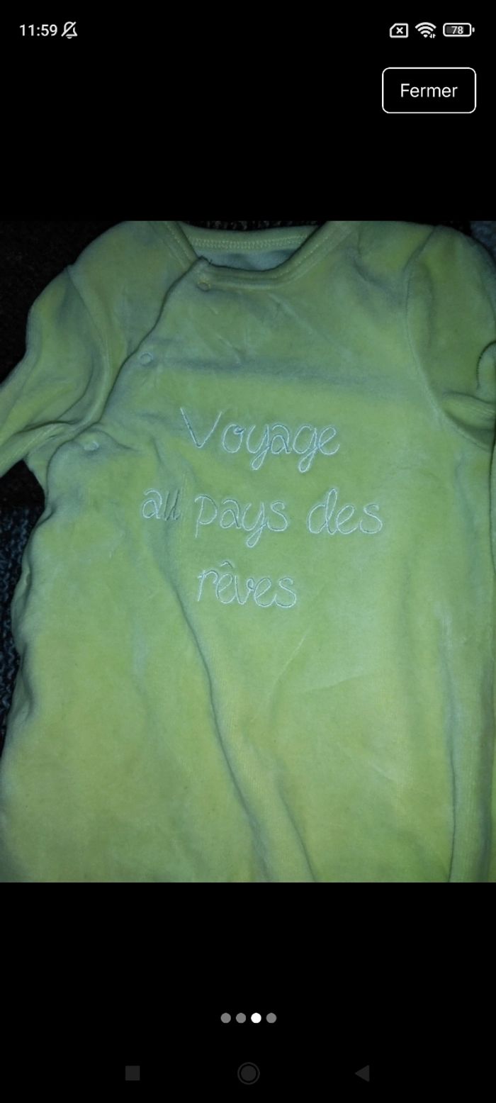 Très beau pyjama bébé e16 - photo numéro 3