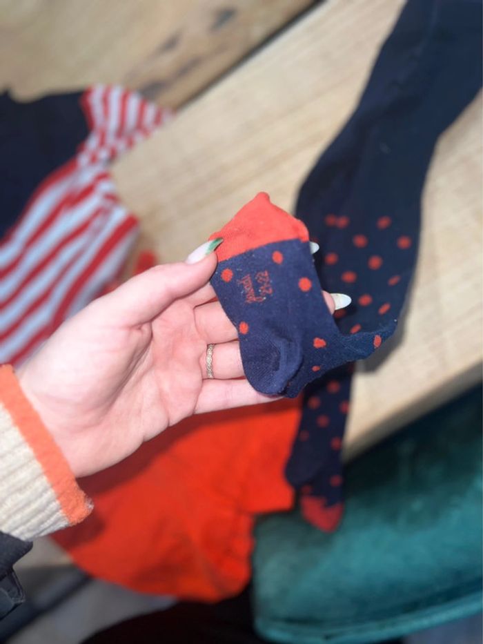 Tenue Jacadi 3 ans 36 mois pull marinière collants short Zara hiver - photo numéro 5