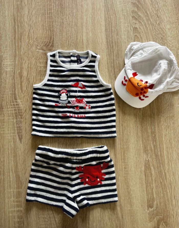Lot vêtements bébé garçon été 6 mois - photo numéro 10