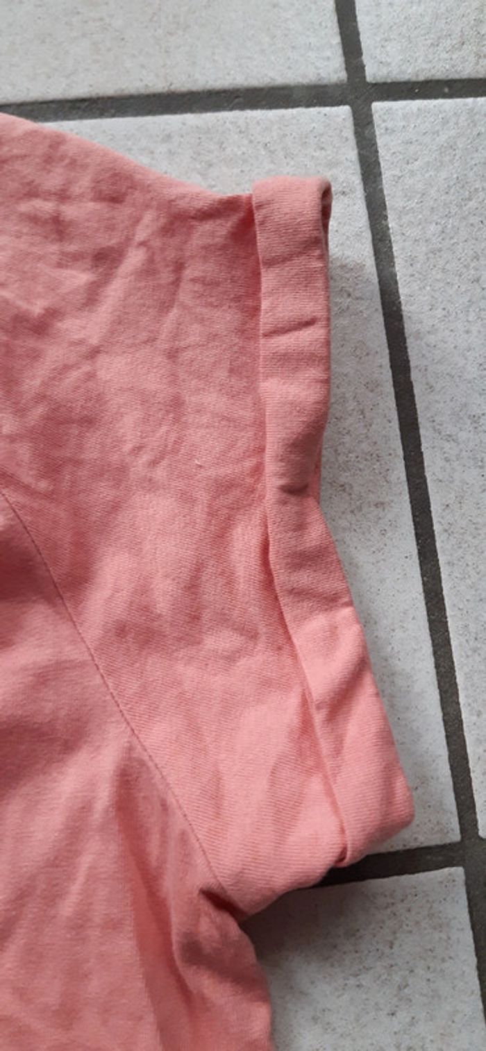 Tee-shirt rose pêche Bon Prix - photo numéro 4