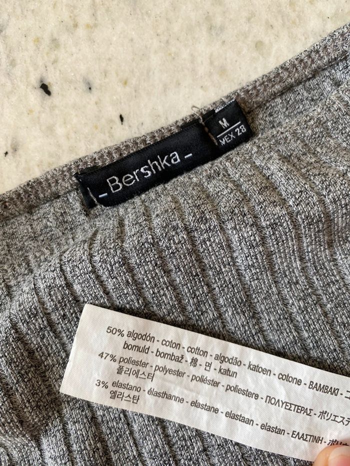 Body gris Bershka M - photo numéro 5