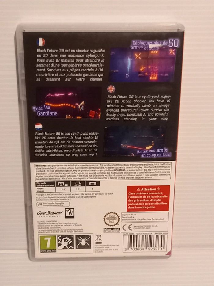 Switch Black future 88 - photo numéro 2