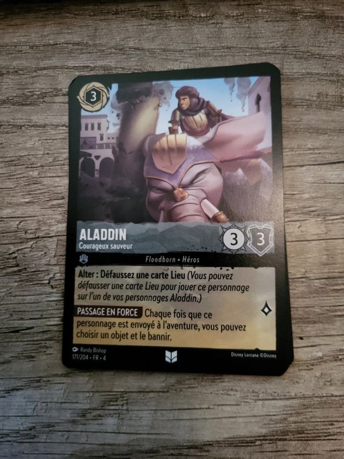 Carte Lorcana Aladdin