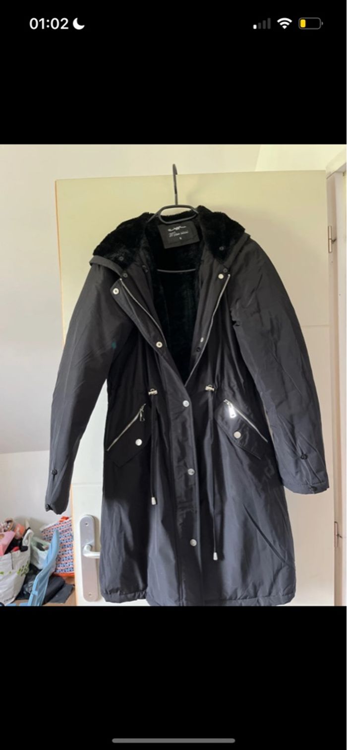 Manteau ajusté Noir - photo numéro 6