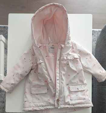 Parka gomme à capuche doublée