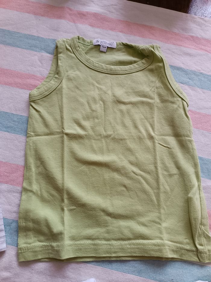 Lot 4 tee shirt sans manches 9 mois - photo numéro 3