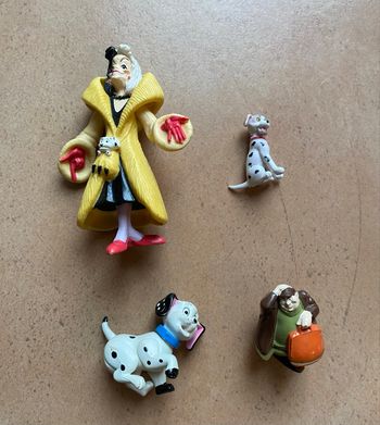 Lot figurines Les 101 dalmatiens vintage 