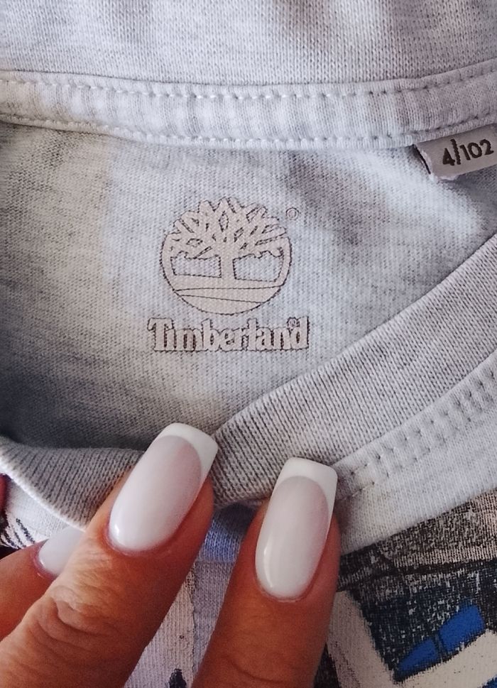 T-shirt manches longues gris taille 4 ans Timberland - photo numéro 2