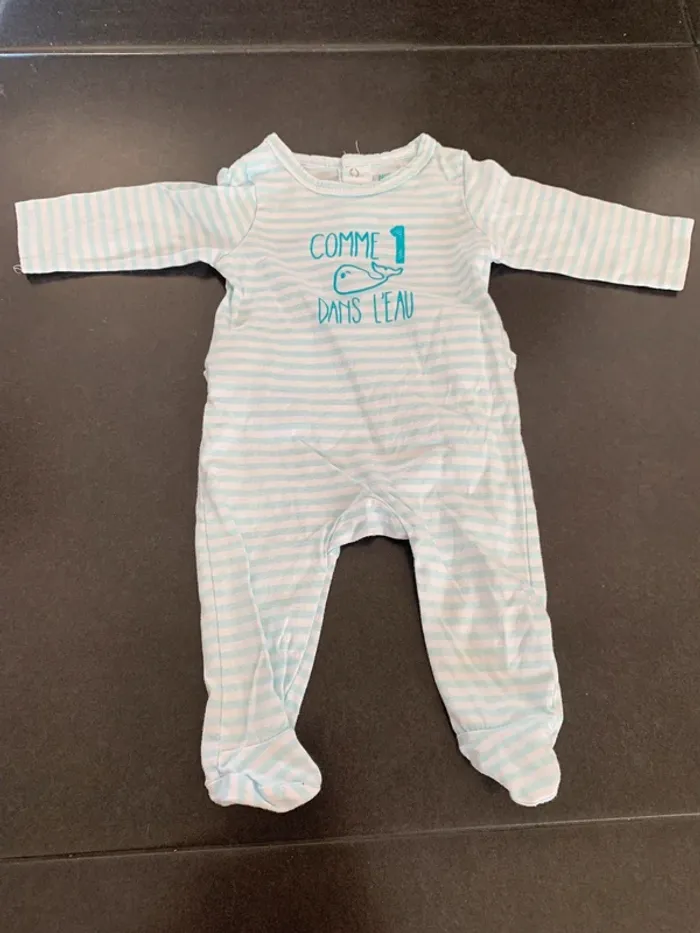 Lot pyjamas légers 3 mois garçons - photo numéro 3