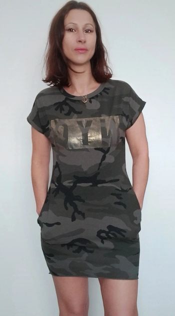 Robe casuale camouflage armée