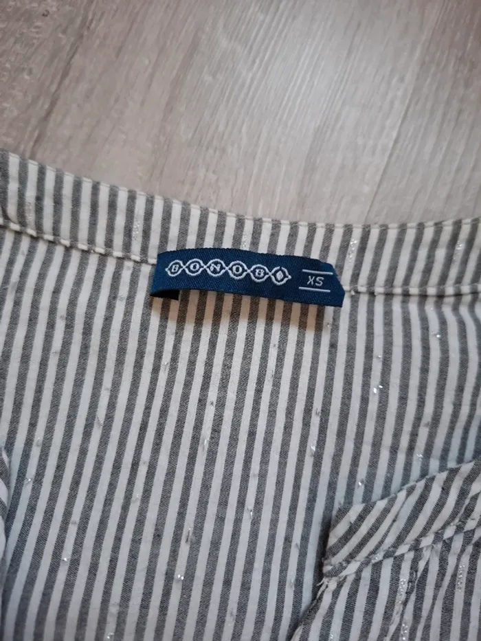 Chemise rayée bonobo xs - photo numéro 2