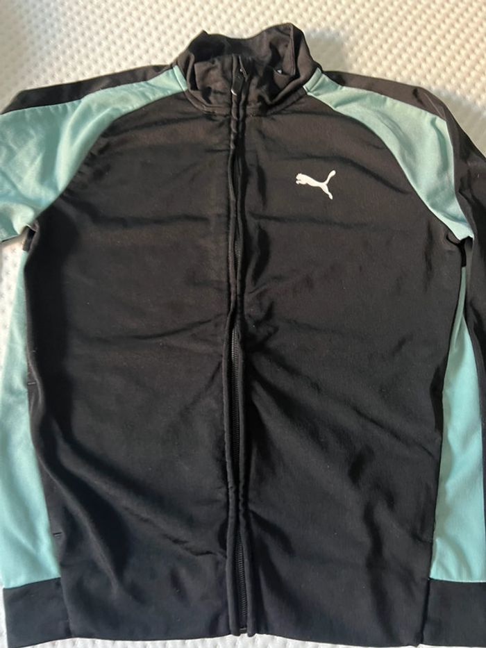 Gilet bleu et noir puma garçon - photo numéro 4