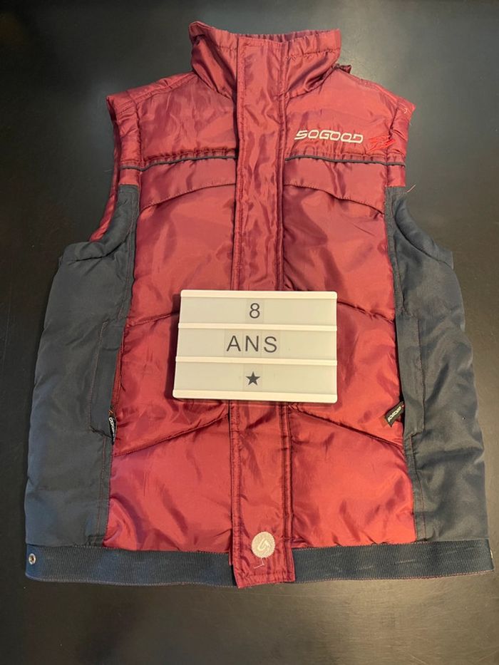 Doudoune sans manches 8 ans