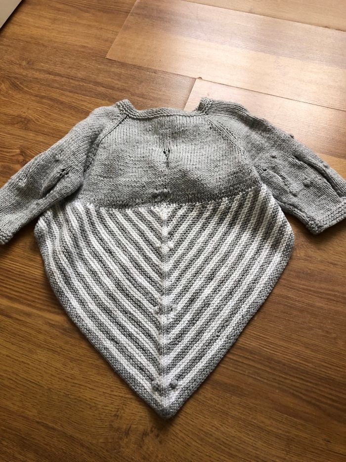 Gilet gris en laine - photo numéro 3