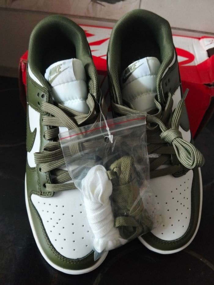 Basket Dunk kaki - photo numéro 3