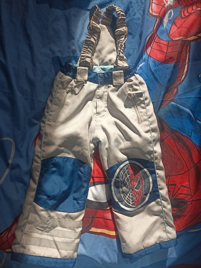 Salopette ski spiderman