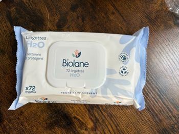 Lingettes BIOLANE H2O