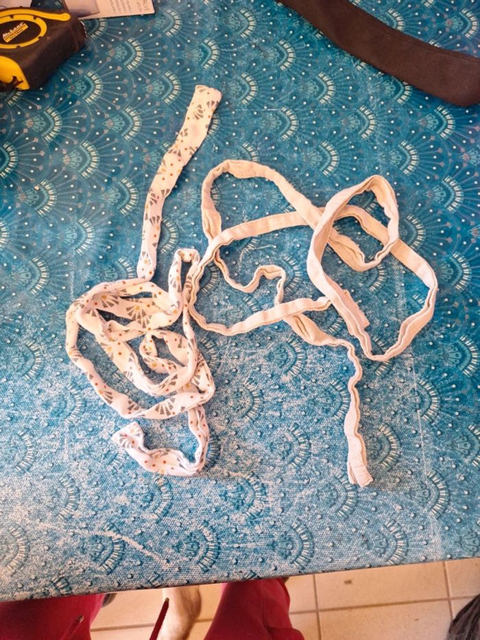 Lot ceinture ruban tissu