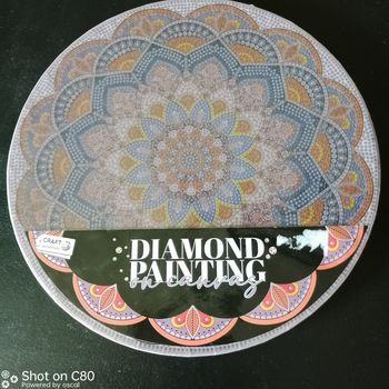 Cadre diamond painting mandala 
