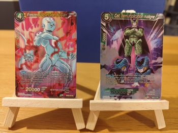 Lot cartes dragon ball super freezer cell ex03 foiled brillante