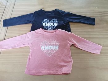 Lot T-shirt manches longues