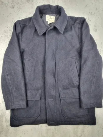 Caban L.L. Bean bleu marine – Taille L Homme (mesures en photos)