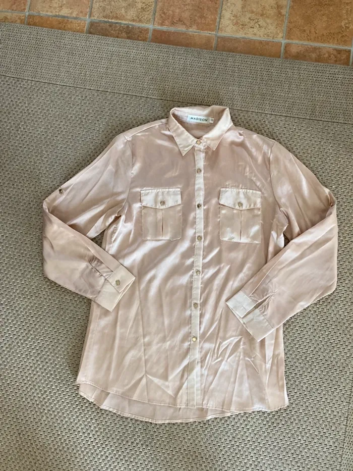 Blouse effet satin