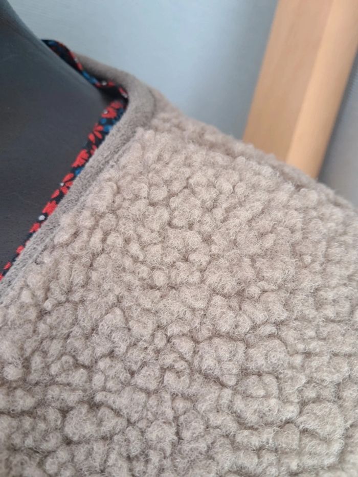 Adoré Paris gilet zip sans manches mouton synthétique 38/40 - photo numéro 5