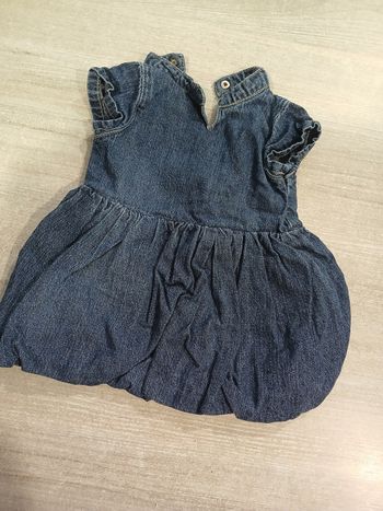 Robe boule en jean