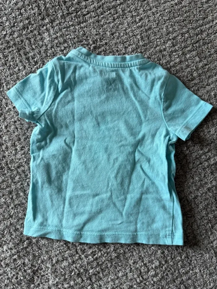 T-shirt manche courte bleu orchestra (3mois) - photo numéro 2