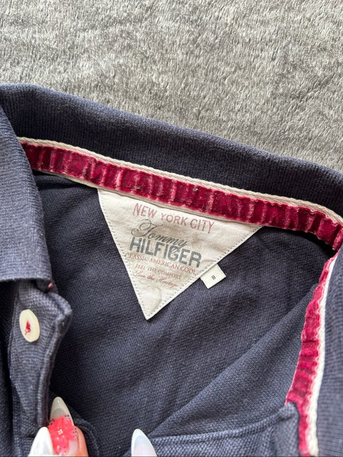 Polo Tommy bleu marine - photo numéro 3