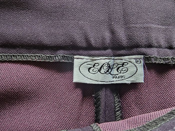 Pantalon droit violet taille 44 – style tailleur - photo numéro 4