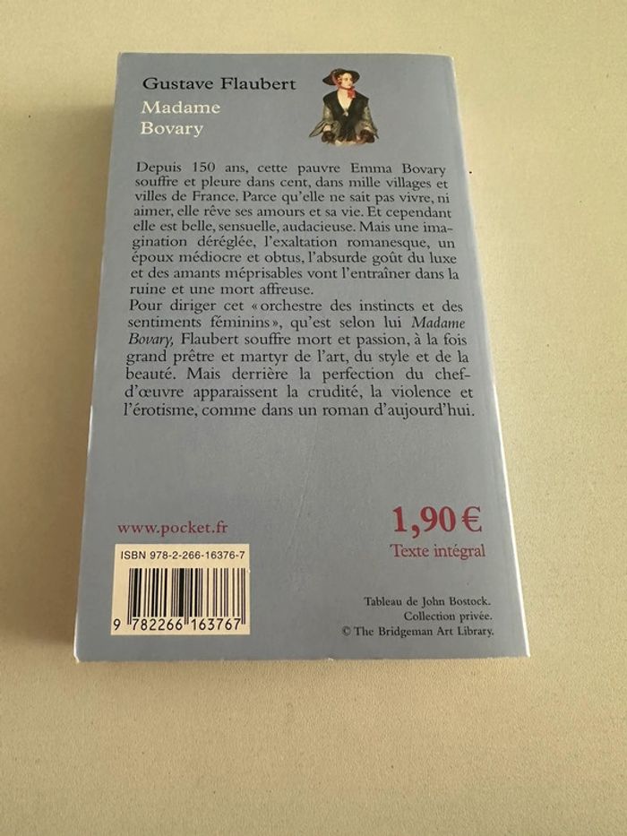 Flaubert - Madame Bovary - Édition Pocket - photo numéro 3