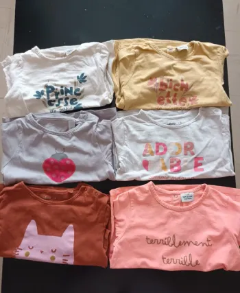 T-shirt manche longue 3 ans fille