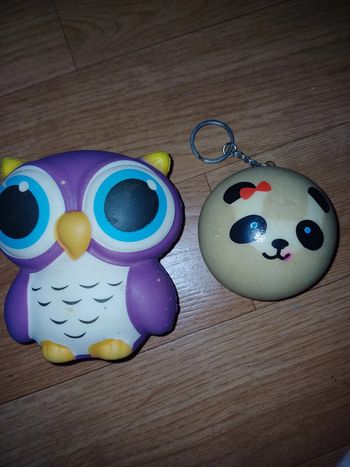 Anti-stress hibou et panda
