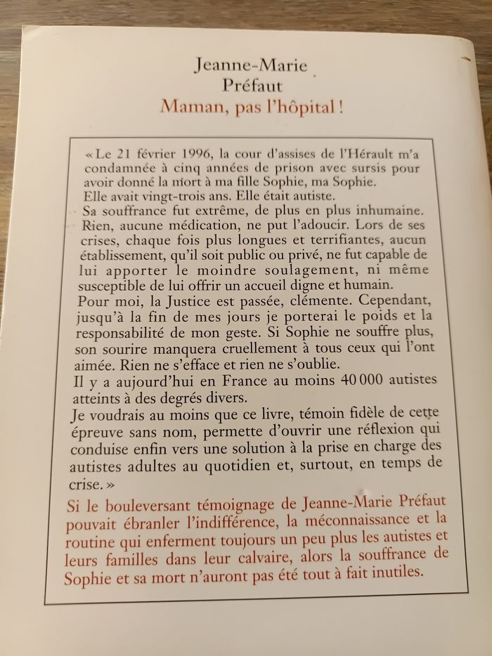 Maman, pas l'hôpital ! Par Jeanne-Marie Préfaut - photo numéro 2