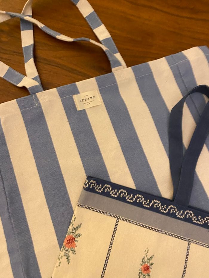 2 totebag sezane neuf - photo numéro 2