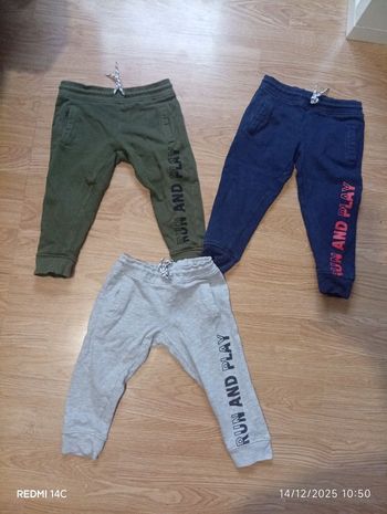Lot 3 bas de joggings garçon 3ans