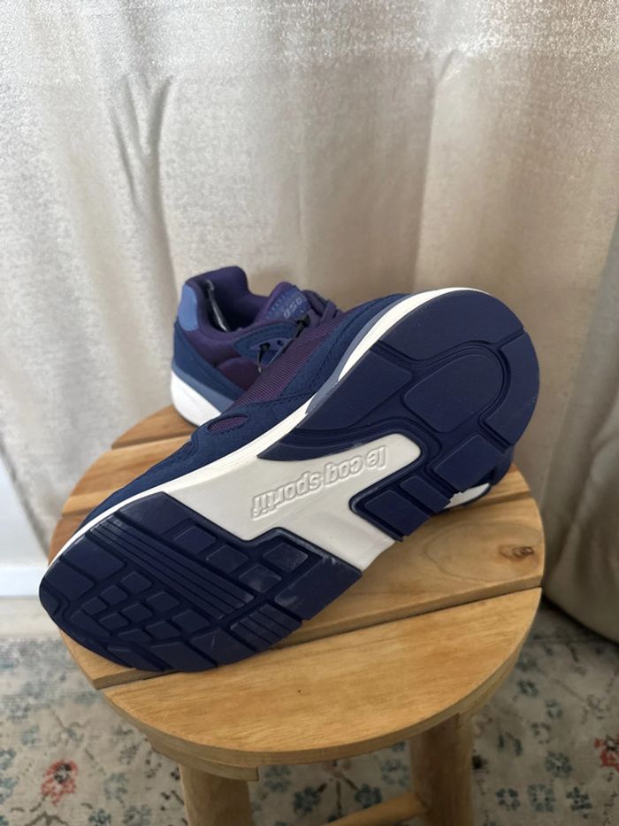 Baskets Le Coq Sportif Dynactif R850 W bleues – Taille 38 neuves - photo numéro 5