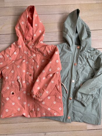 Lot de 2 coupes-vent en taille 6 ans