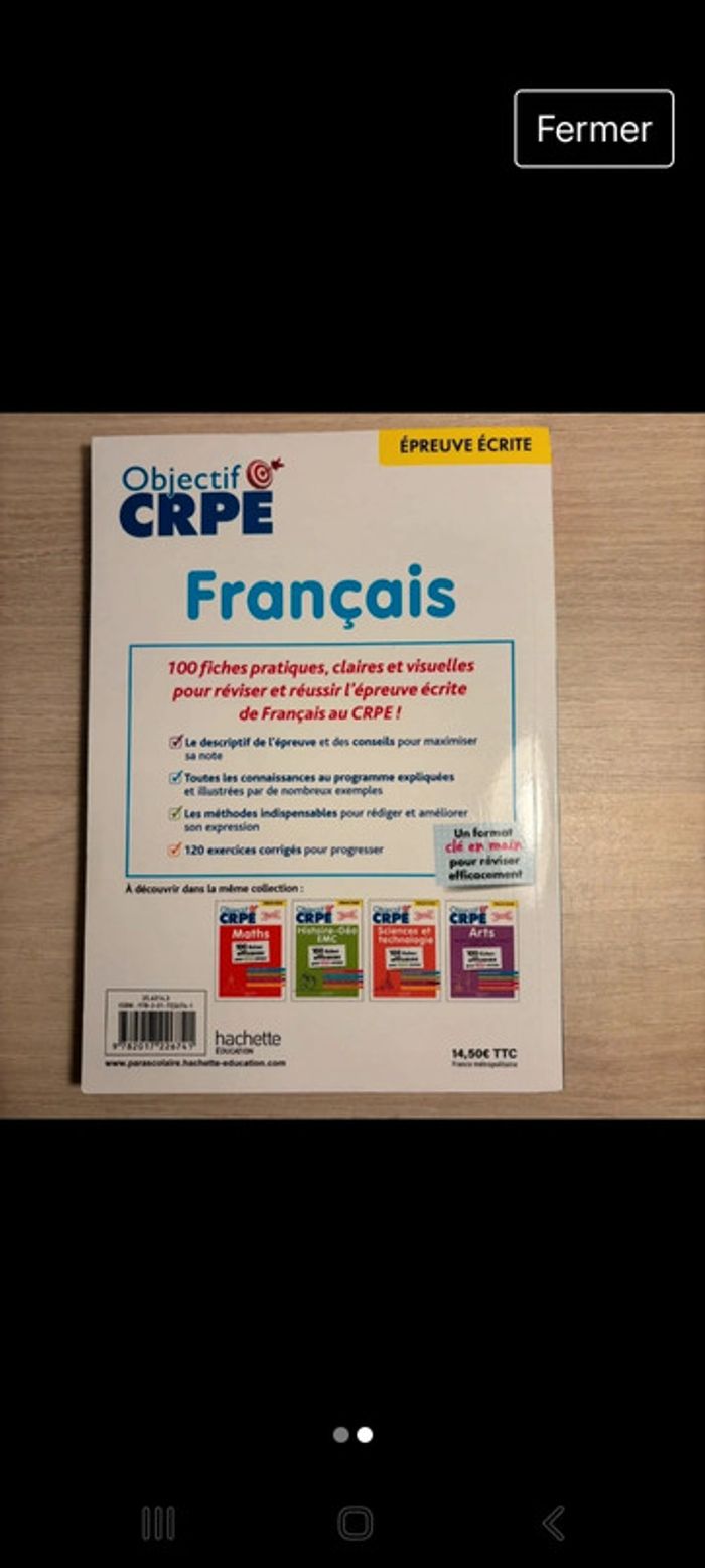 Crpe fiches français nouveaux programmes - photo numéro 2