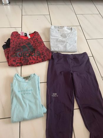 vêtements de sport 14 ans