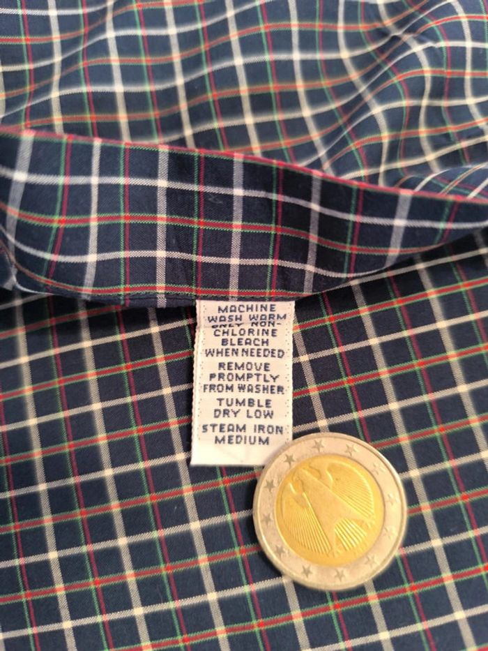 Chemise à carreaux - Ralph Lauren - Blake - Logo brodé violet - noir, blanc - Taille XXL - photo numéro 10