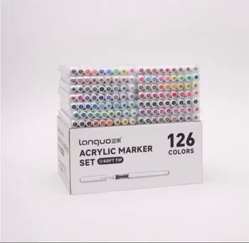 Languo feutres acrylique boîte de 126