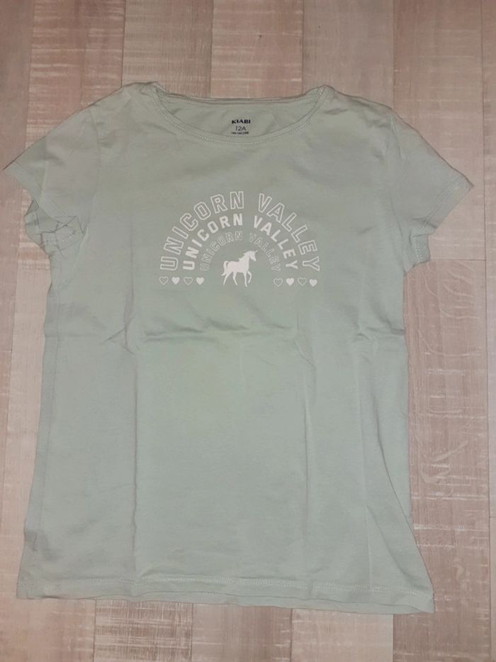 Tee shirt manches courtes unicorn valley  cheval